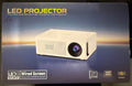 High Brightness LED Projector with 1.1x Optical Zoom, USB & HDMI