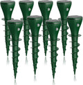 8 Pack Mole Repellent Solar Powered, Outdoor Gopher Deterrent Screw Stake for Lawns with Electic Vibration