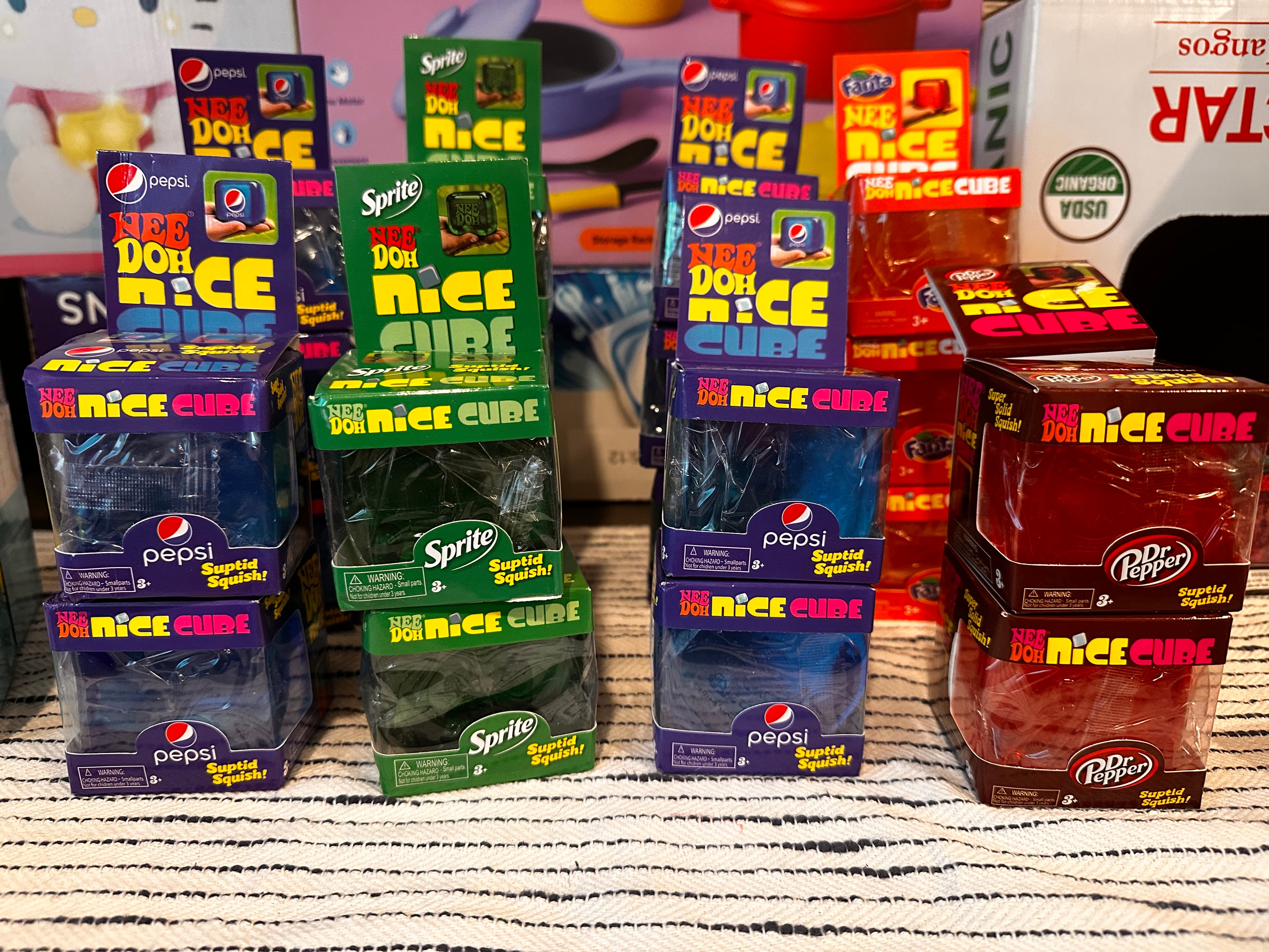 Nee Doh Nice Cube and Jelly Squish