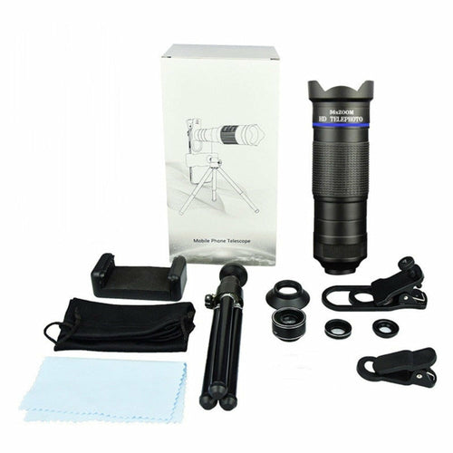 Dragon 36X Mobile Phone Lens Kit with Tripod – 4-in-1 Photography Set
