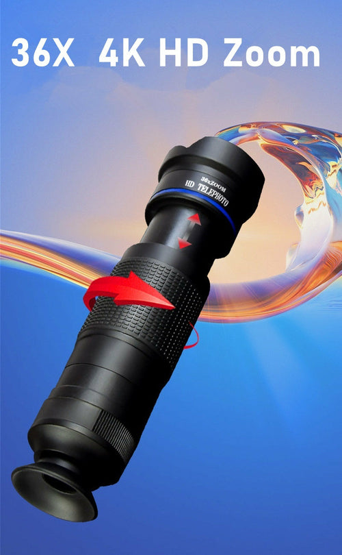 Dragon 36X Mobile Phone Lens Kit with Tripod – 4-in-1 Photography Set