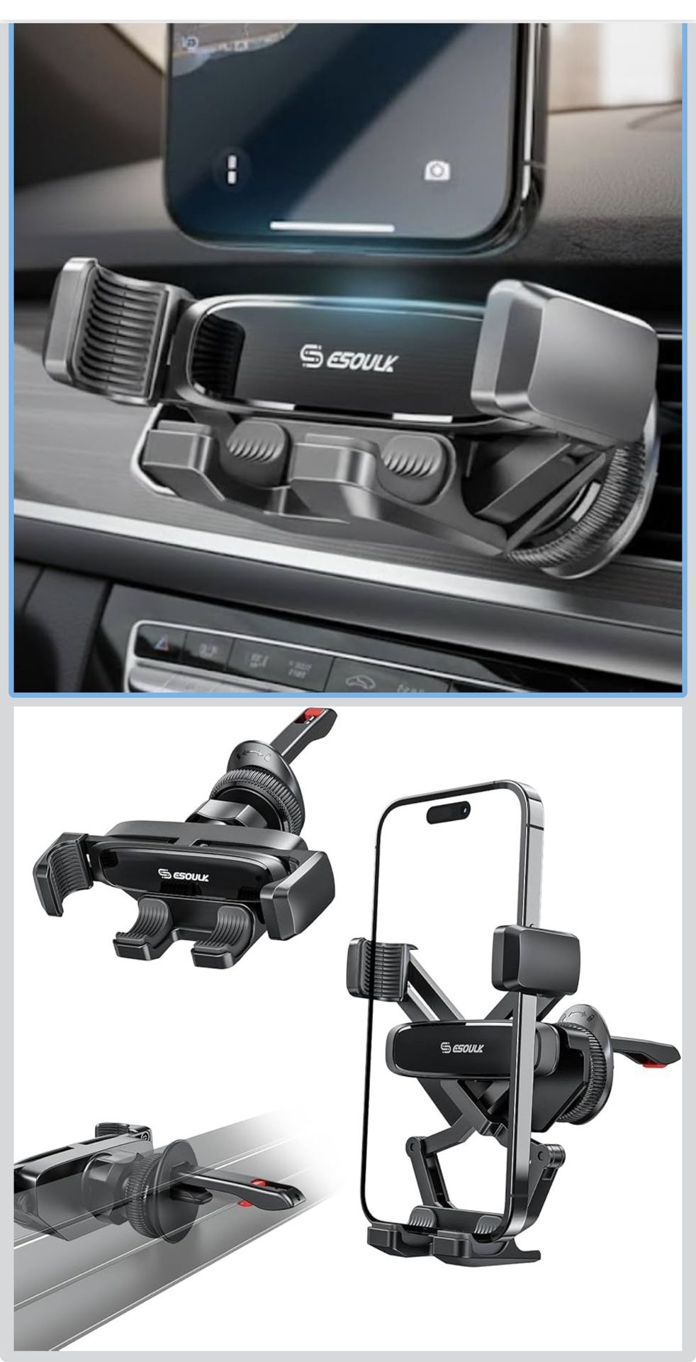 Gravity Air Vent Car Phone Holder