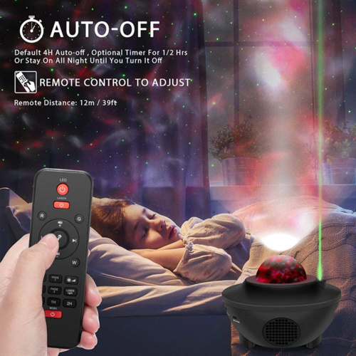 Galaxy Star Projector with Bluetooth Speaker & Remote