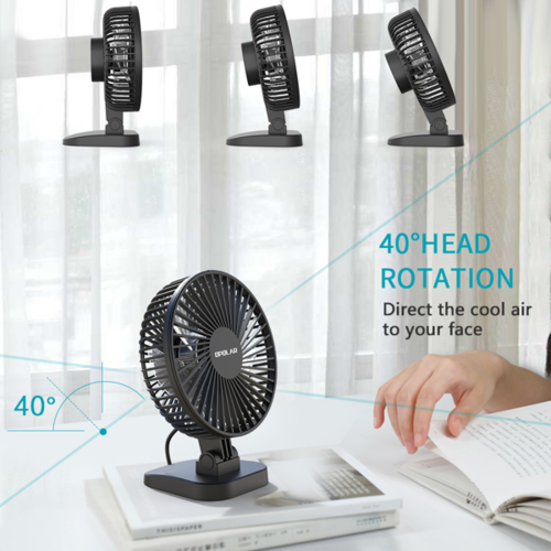 Mini Portable USB Desk Fan – 3 Speed Settings