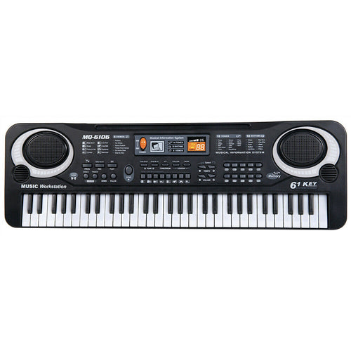 61-Key Electronic Keyboard Piano for Kids with Microphone