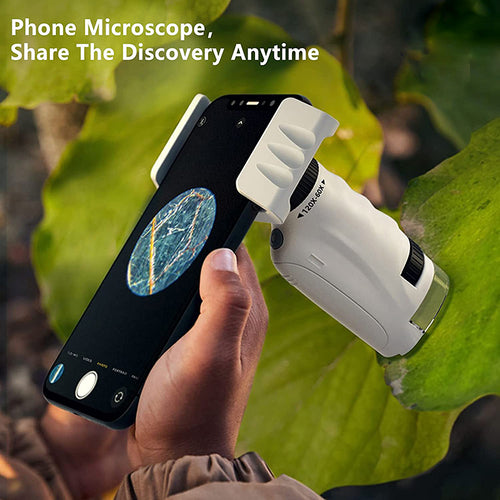 Kids Pocket Microscope with LED Light