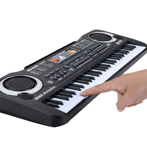 61-Key Electronic Keyboard Piano for Kids with Microphone