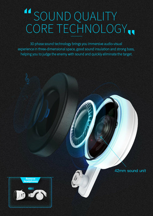 Dragon Magic G6 VR Headset – 3D Stereo Gaming & Video