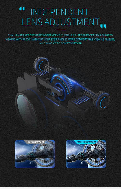 Dragon Magic G6 VR Headset – 3D Stereo Gaming & Video