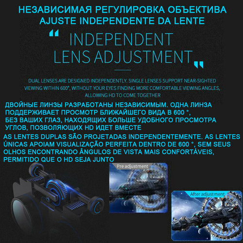 Dragon Magic G6 VR Headset – 3D Stereo Gaming & Video