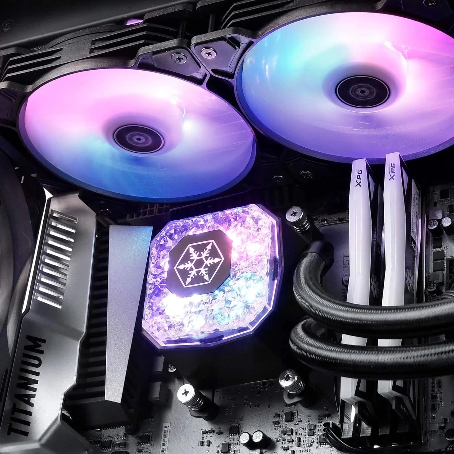 Silverstone IceGem 240P 240mm AIO Liquid Cooler for AM5 & Threadripper TR5 / SP6