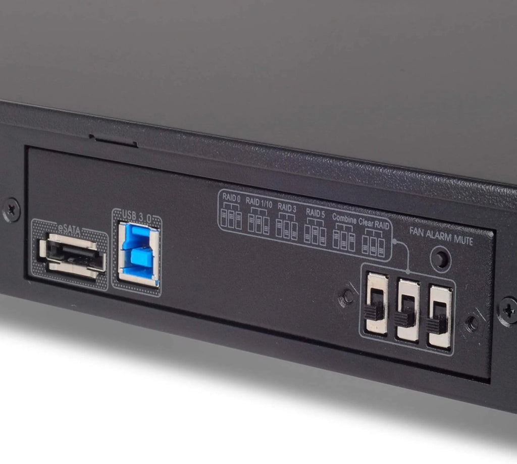 Silverstone Technology RS431U 4-Bay 1U Rackmount RAID Storage Unit with USB 3.0