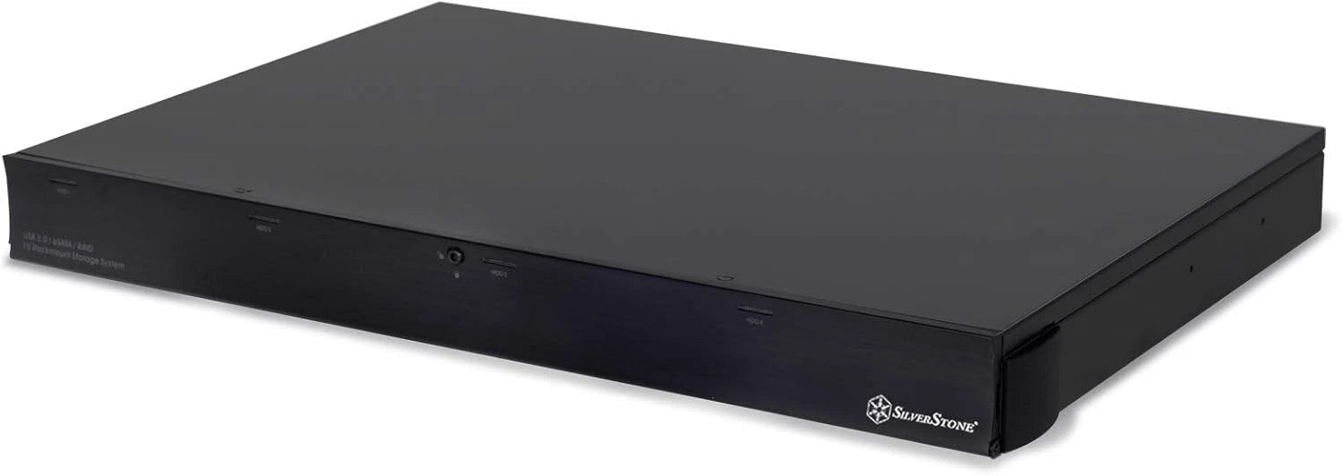 Silverstone Technology RS431U 4-Bay 1U Rackmount RAID Storage Unit with USB 3.0