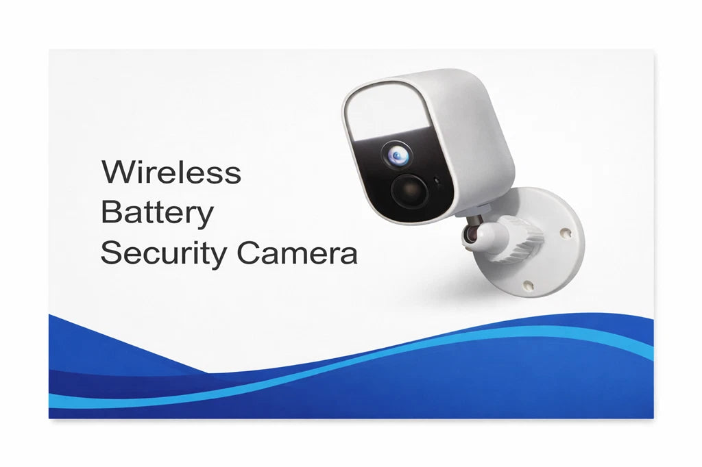 Wireless Battery Security Camera with 2-Way Audio & WiFi (WY211)