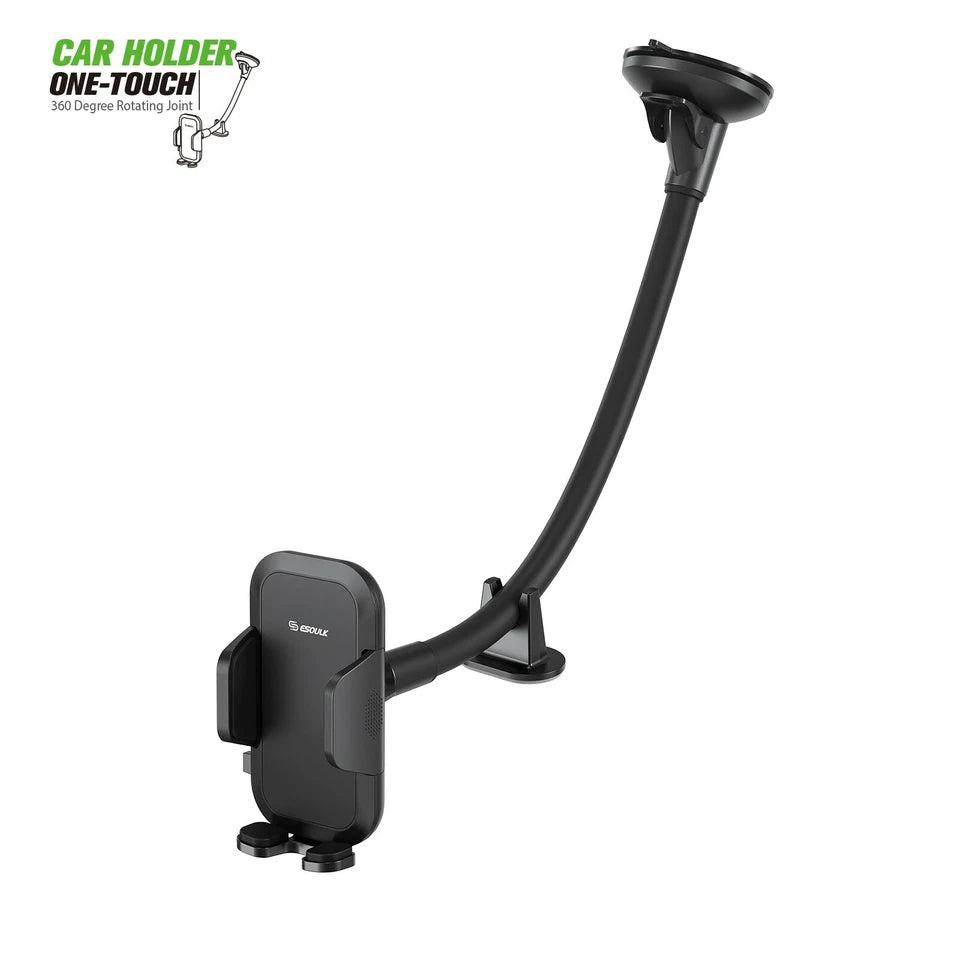 Esoulk Universal Heavy Duty Long Neck Car Mount Holder – Dashboard & Windshield