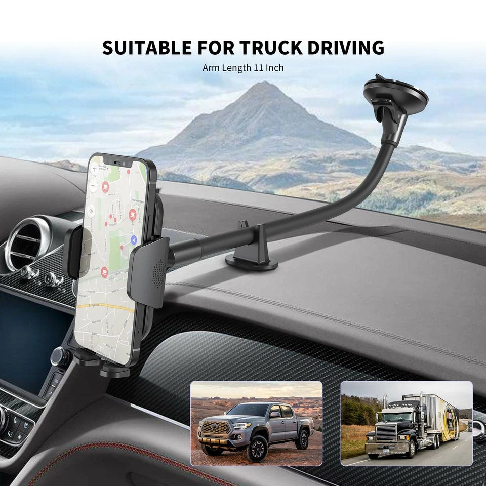 Esoulk Universal Heavy Duty Long Neck Car Mount Holder – Dashboard & Windshield